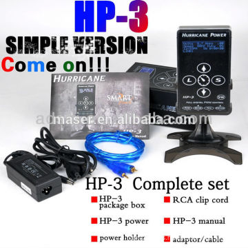 Pantalla táctil digital HURRICANE HP-3 Tattoo Power Supply